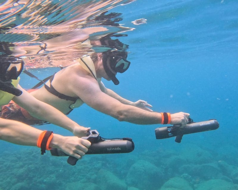 Self-Drive Speedboat & Sea Scooter Snorkel Tour in St. Lucia