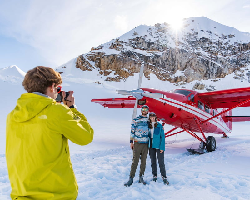 Denali Glacier Landing Flightseeing Tour