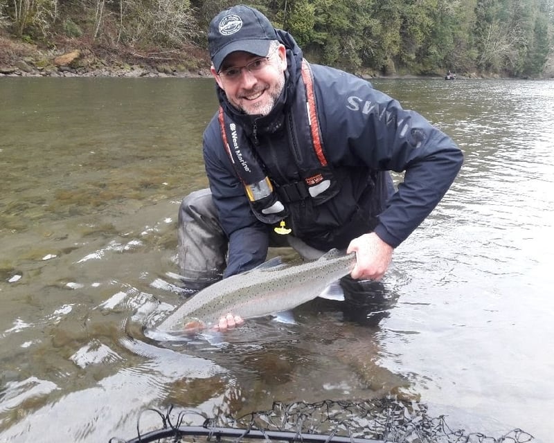 Portland Winter Steelhead Guided Fishing Trip