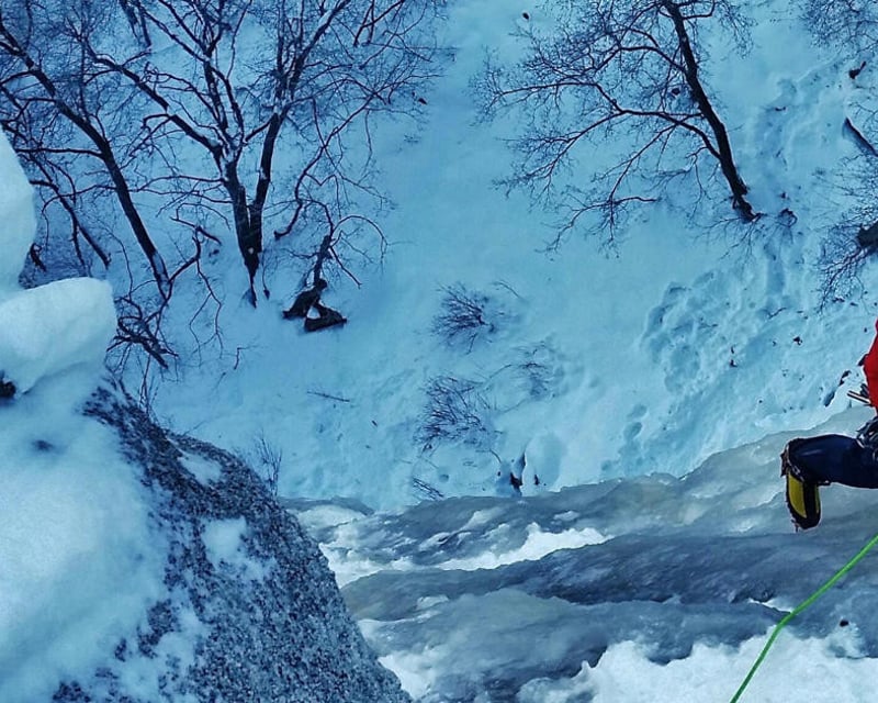 Half-Day Guided Ice Climbing in Provo Canyon