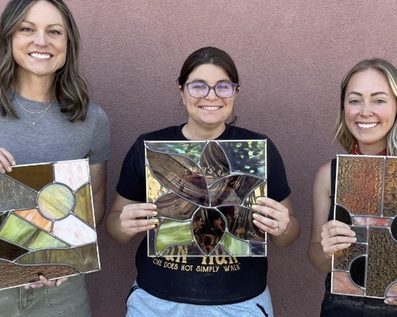 2-Session Leaded Stained Glass Workshop in Santa Fe