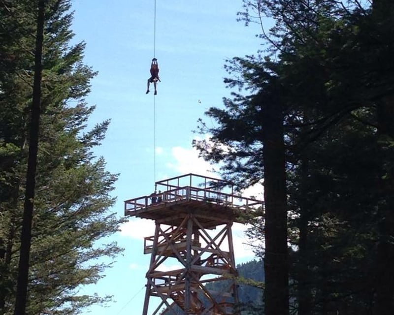 Ride a 7-Zip Line Canopy Tour in Columbia Falls