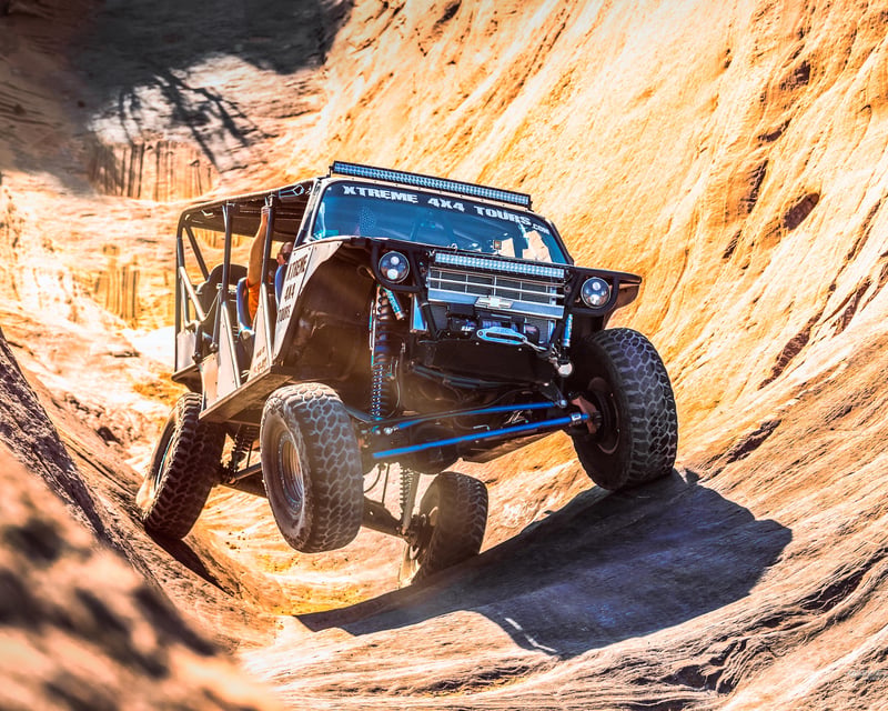 Hells Revenge 4x4 Tour in Moab with All Obstacles