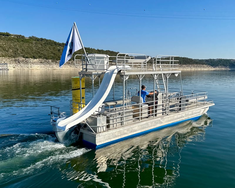 Cruise Lake Travis on a Double-Decker Party Boat