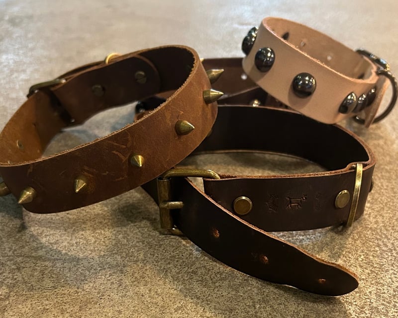Leather Dog Collar Making Class in Brooklyn