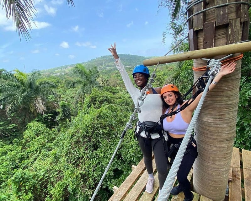 Jungle Bridges & Tarzan Swing Adventure in Rio Grande, PR