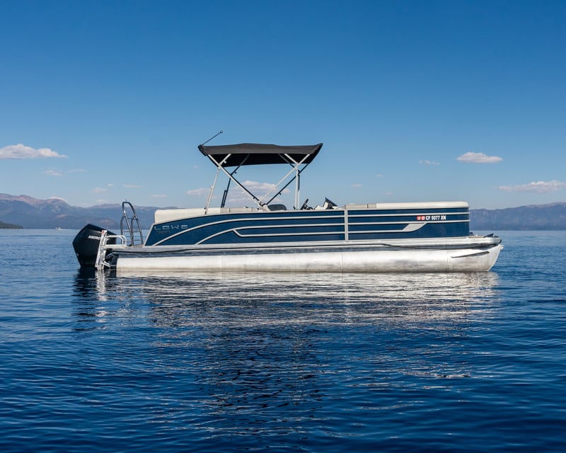 Cruise Lake Tahoe on a 27' Pontoon Rental