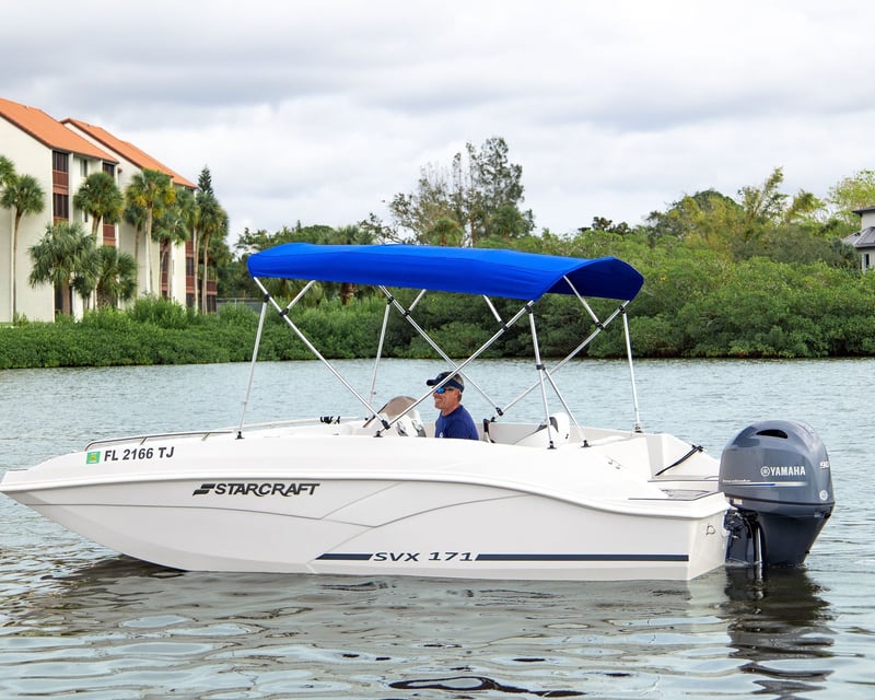 Full-Day Deck Boat Rental on Sarasota Bay