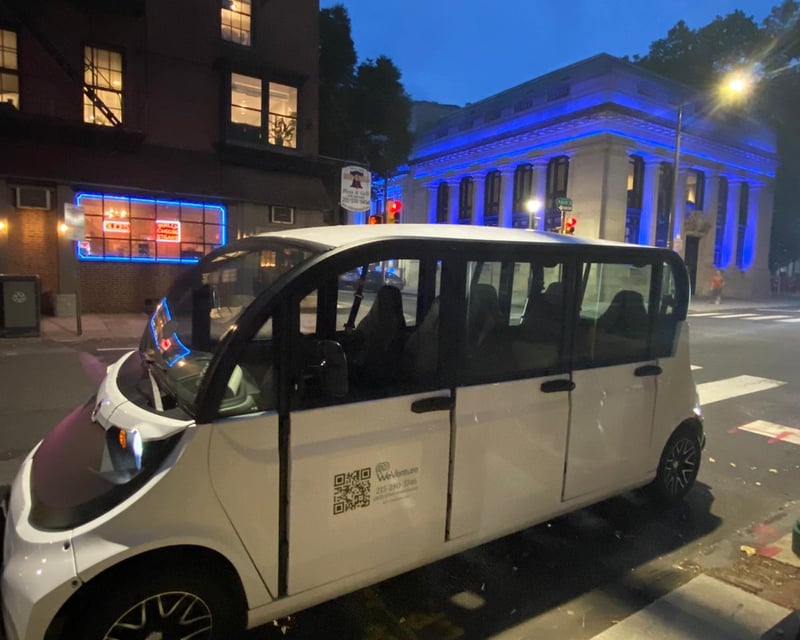 Evening Electric Cart Tour in Philadelphia
