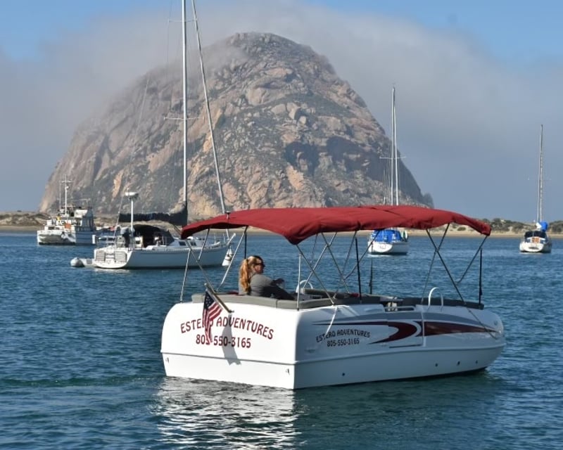2-Hour Electric Pontoon Boat Rental in Morro Bay