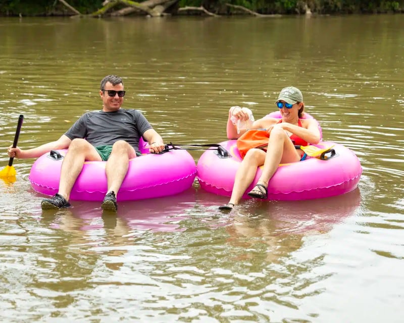 Tube the French Broad River in Asheville