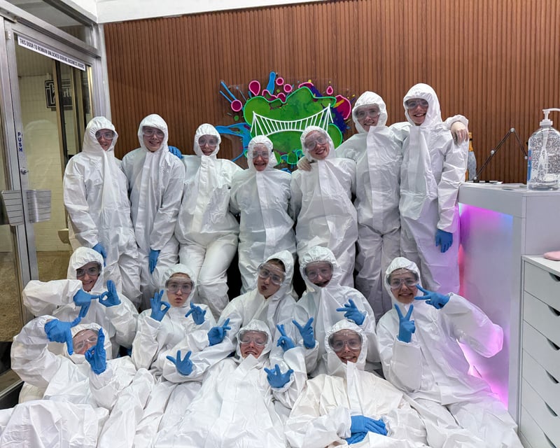 Glow Splatter Painting & Cake Decorating in Greenville