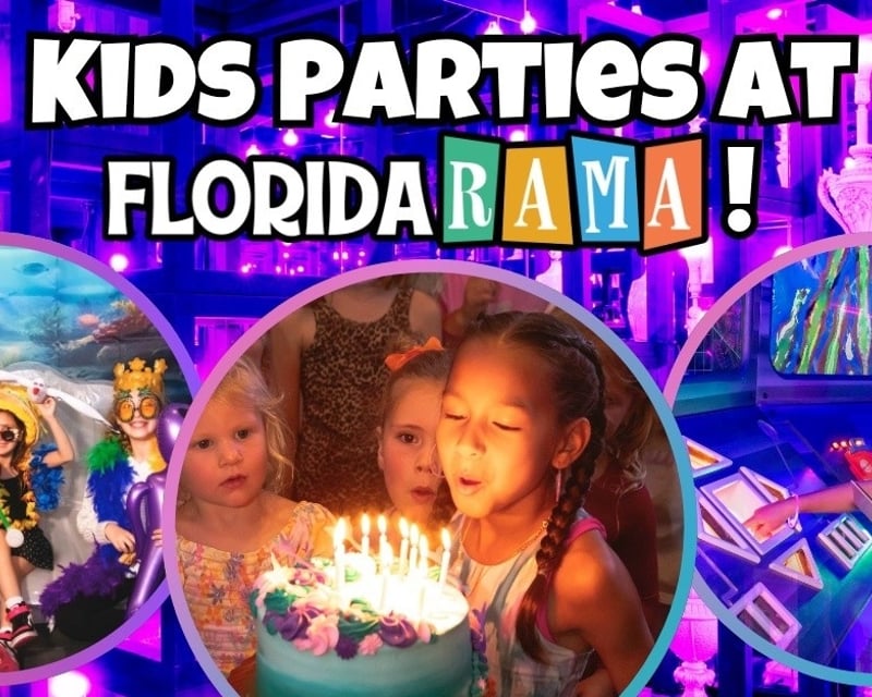 Private Kids Birthday Party at FloridaRAMA in St. Petersburg