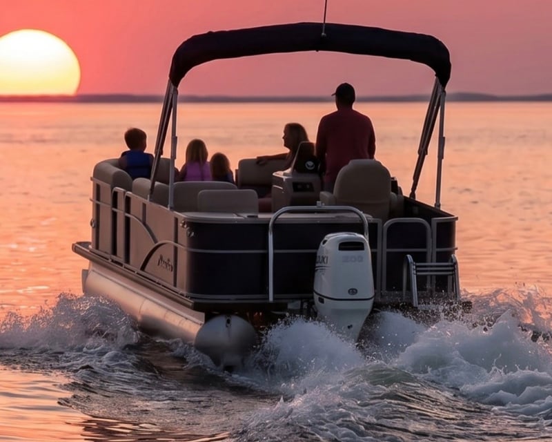 22' Pontoon Charter in Sea Isle City