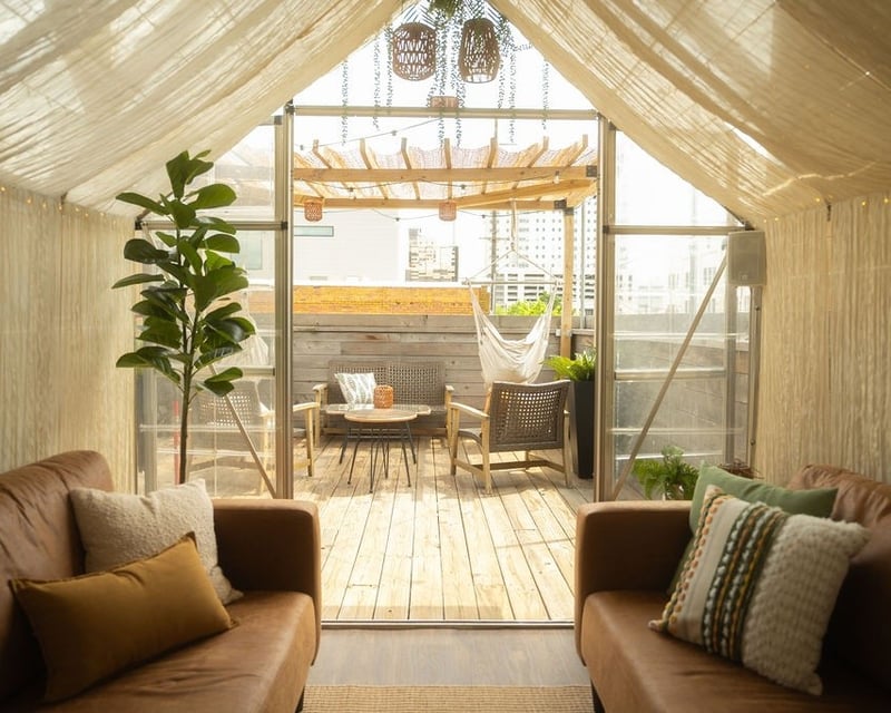 Private Cabana Rental in Downtown Tulsa
