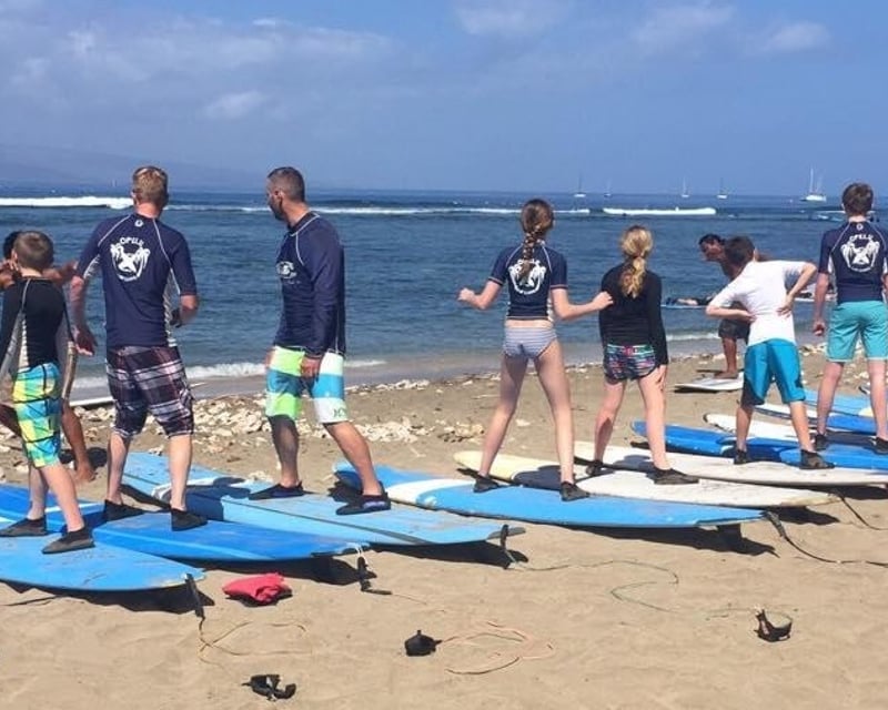 Group Surf Lesson in Lahaina, Maui