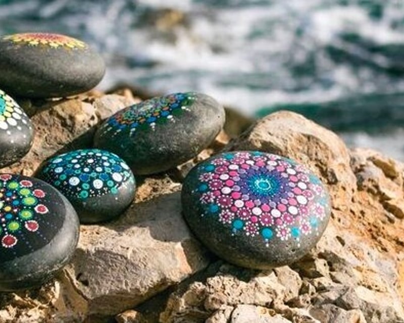 Paint a Mandala Stone Kit in Rancho Palos Verdes