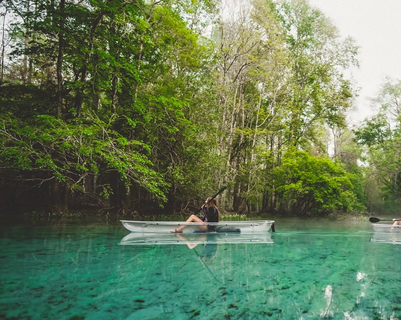 Clear Kayak Tour to Gilchrist Blue Springs