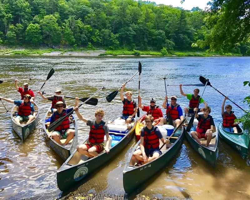 Full-Day Paintball & Delaware River Canoeing in the Poconos