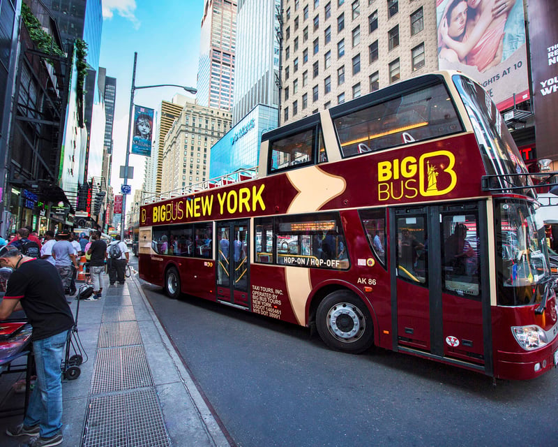 Open-Top Hop-On Hop-Off Bus Tour in New York City