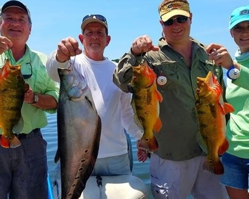 Peacock Bass Pedal Kayak Fishing Trip in Riviera Beach