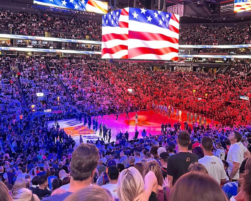 Phoenix Suns Basketball Game Ticket at Footprint Center