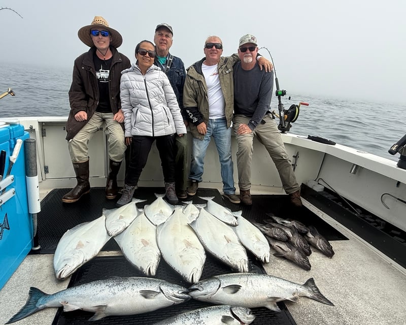 Halibut & Salmon Combo Fishing Charter in Homer