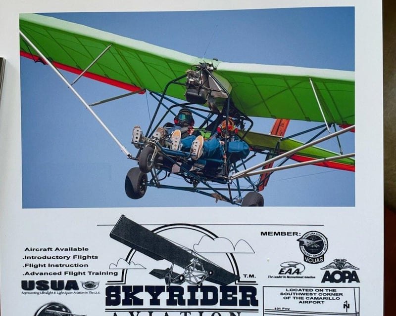 Pacific Shoreline Ultralight Flight Lesson from Camarillo
