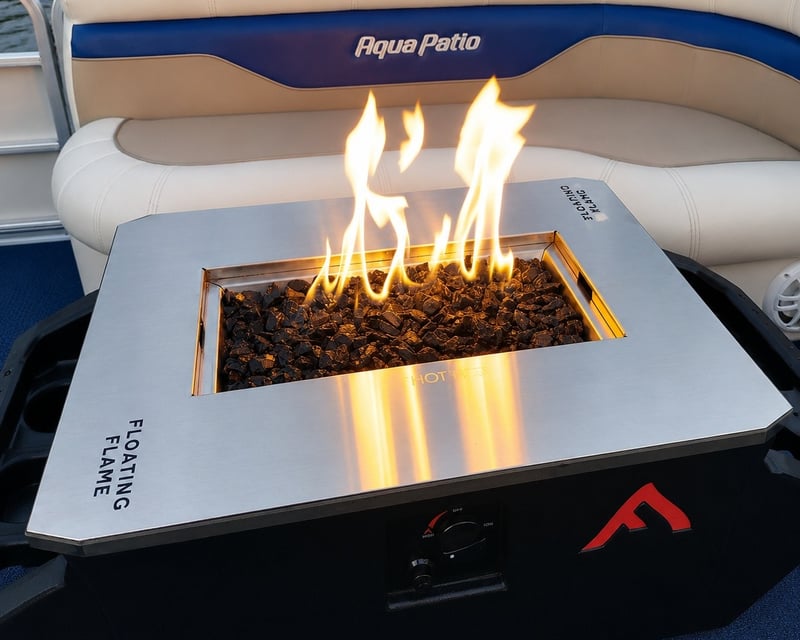 Yellow River Sunset Pontoon Cruise & Fire Pit in Danbury