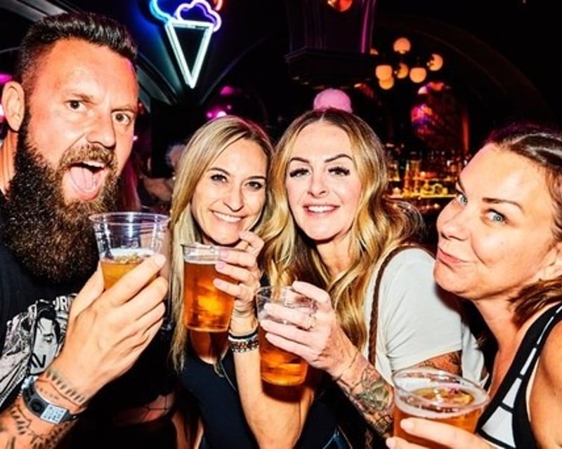 3-Bar Crawl on Fremont Street in Downtown Las Vegas
