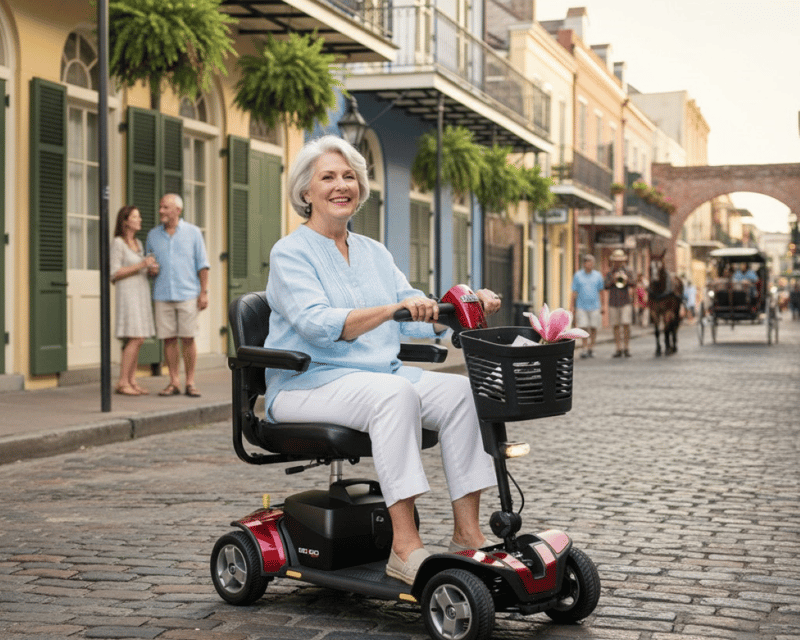 Electric Mobility Scooter Rental in the French Quarter