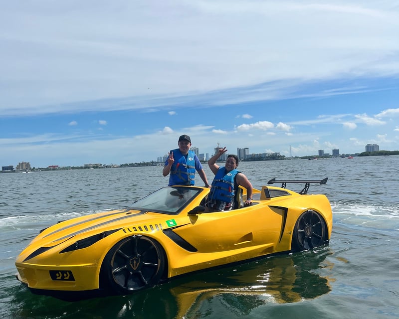 Jetcar Water Ride in Miami Beach