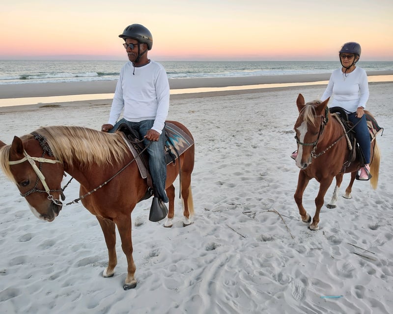 Sunrise Beach Horseback Ride in Fernandina Beach