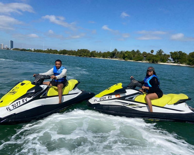 Biscayne Bay Jet Ski & Party Boat Combo in Miami Beach