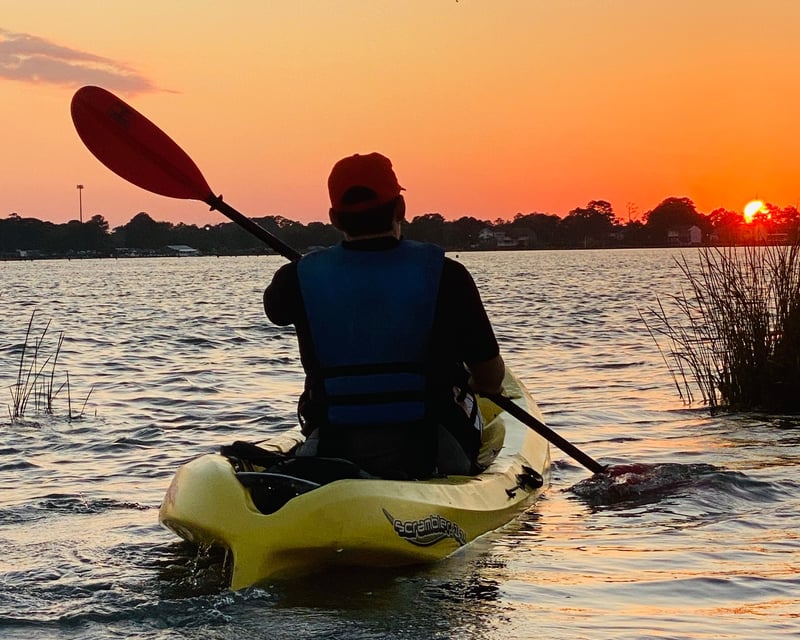 Guided Sunset Kayak Tour in Chincoteague