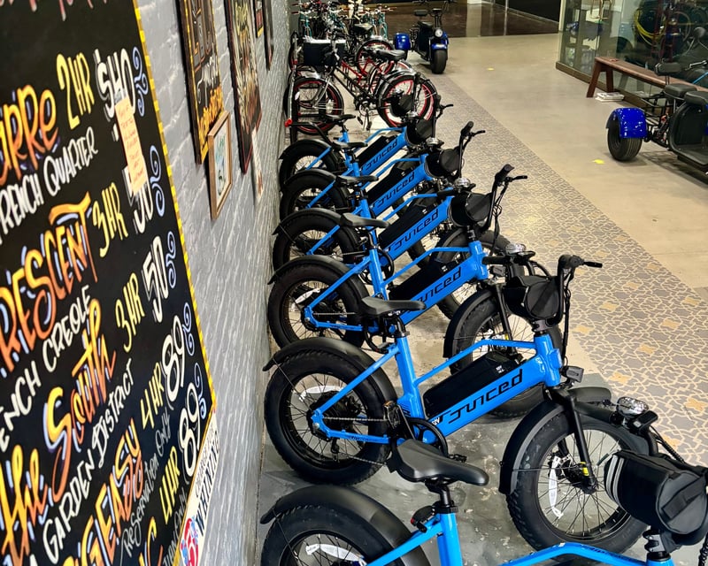 Fat Tire E-Bike Rental in the French Quarter, New Orleans