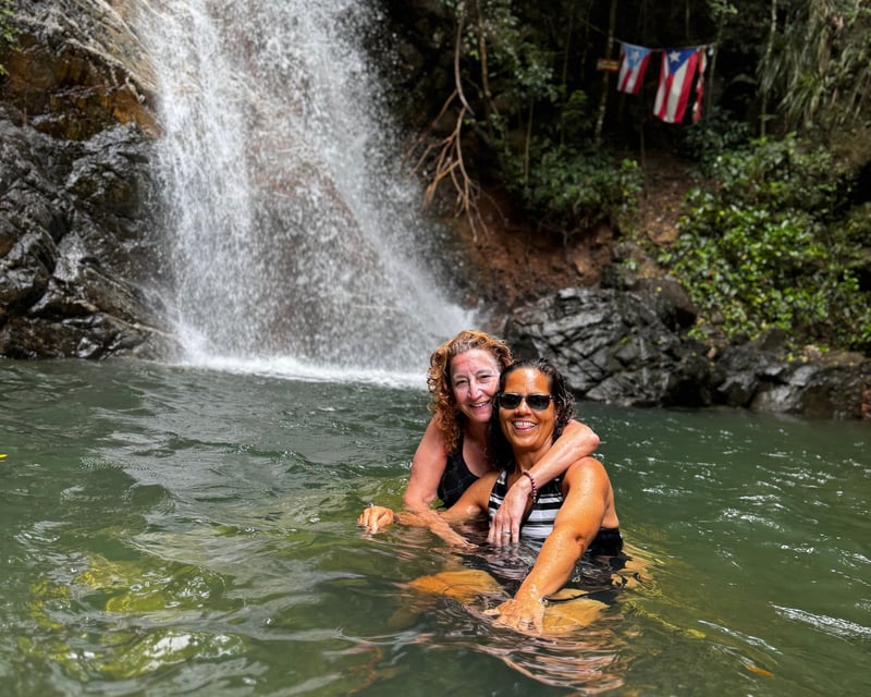 Charco El Pilón Waterfall Hike & Swim in San Germán