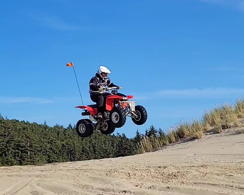 Ride a Honda TRX 250 ATV Rental in Oregon Dunes