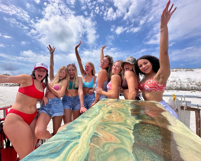 Swim & Relax at Crab Island on Private Tiki