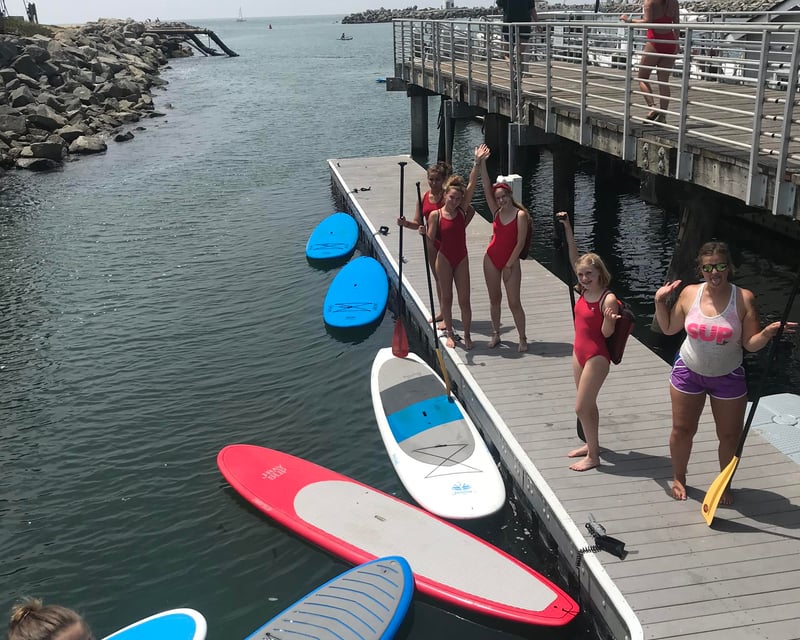 Beginner Stand-Up Paddleboard Lesson in Santa Cruz Harbor