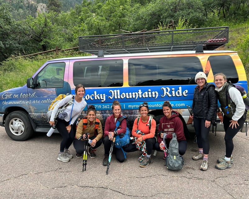 Pikes Peak Summit to Manitou Springs Hiker Shuttle