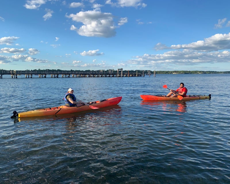 Sit-On-Top Kayak Rental at Salem Willows Park