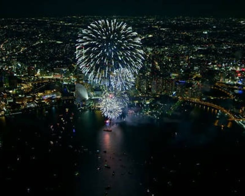 See Theme Park Fireworks by Helicopter in Kissimmee