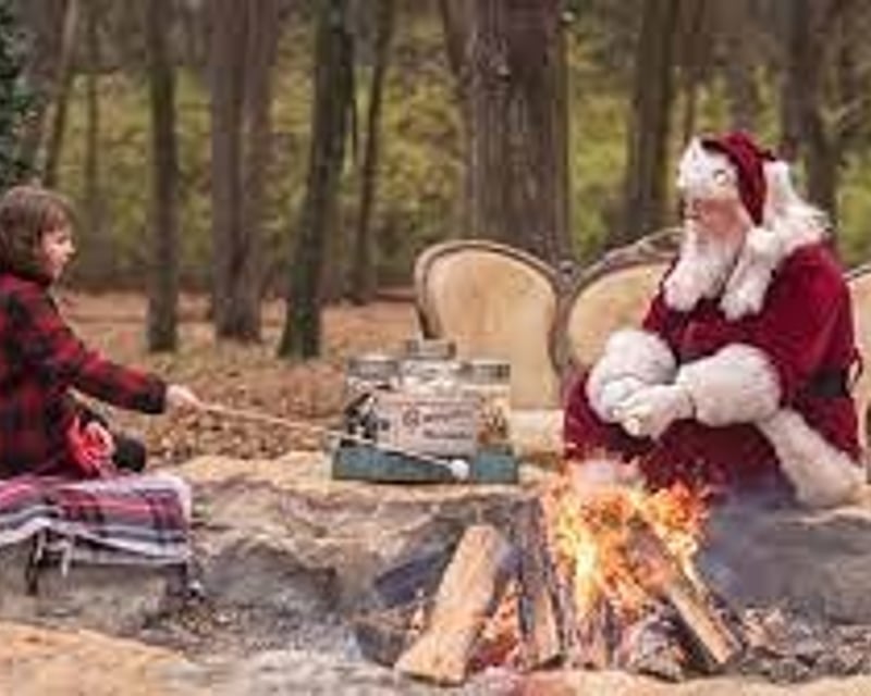 S'mores with Santa Campfire Farm Visit in Chapel Hill