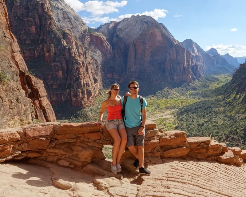 Zion National Park Canyon Overlook Hike From Las Vegas