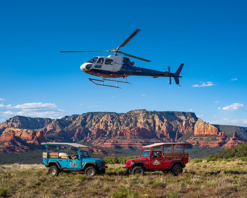 Helicopter & Jeep Combo Tour in Sedona