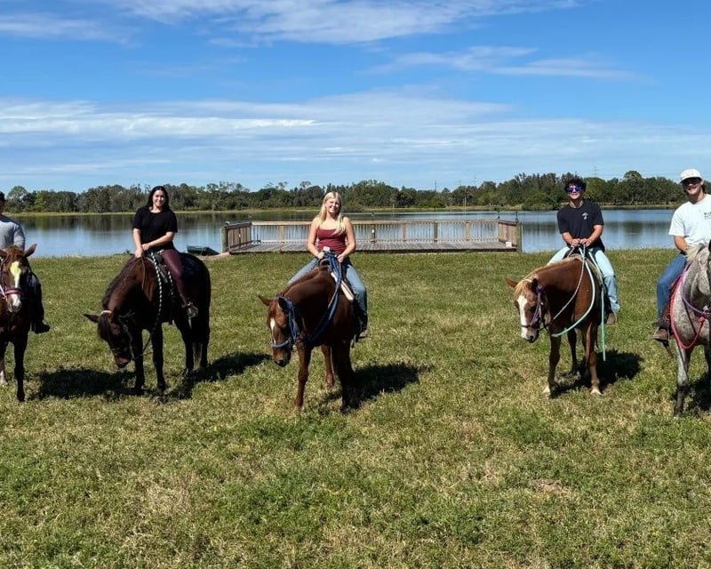 Advanced Ranch Horseback Trail Ride near Fort Myers