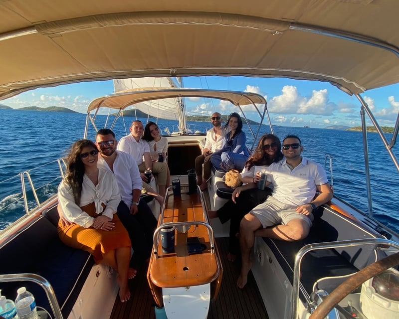 Private Sunset Sail on a 55' Yacht in St. Thomas