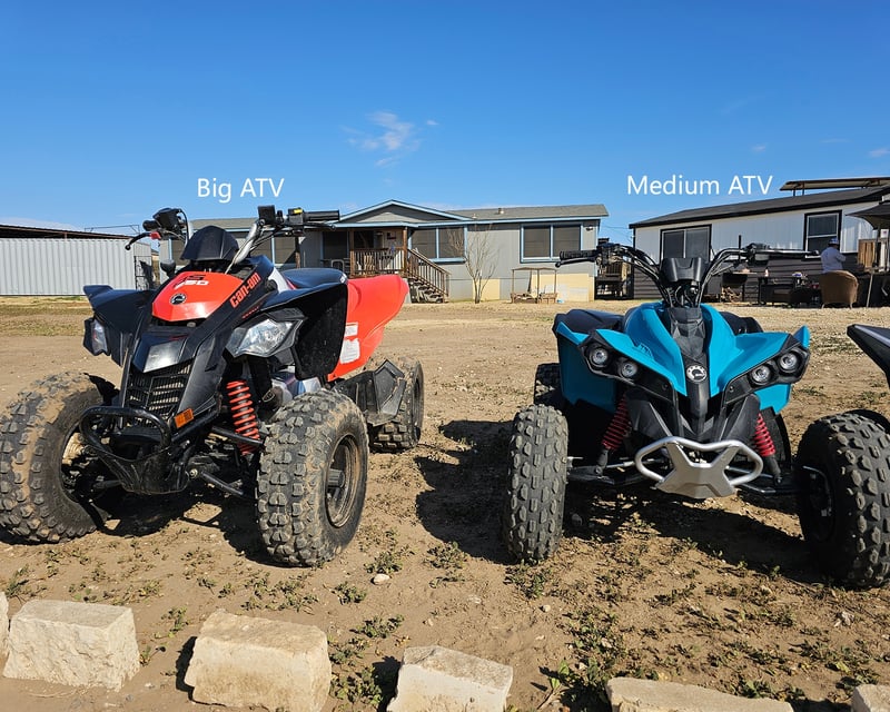 1-Seat ATV Rental at 45-Acre Off-Road Park in San Antonio