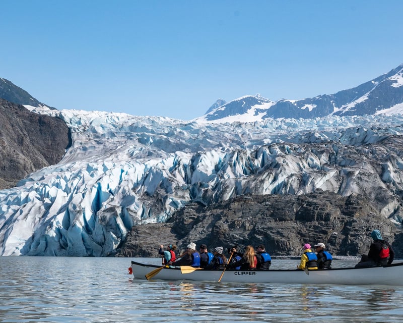 Guided Mendenhall Glacier Canoe & Hike